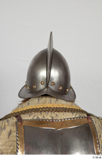  Photos Medieval Guard in plate armor 2 Historical Medieval soldier head helmet plate armor 0005.jpg